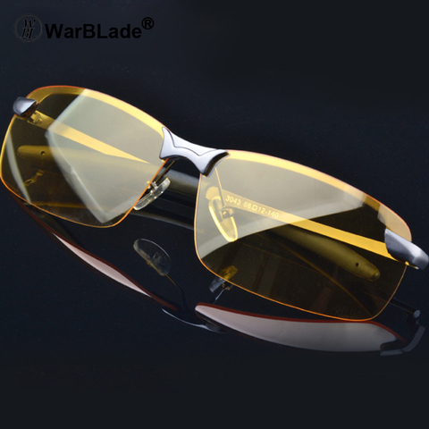 WarBLade 2022 New Yellow Lense Night Vision Driving Glasses Men Polarized Driving Sunglasses  Goggles Reduce Glare ► Photo 1/6