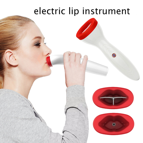 Silicone Lip Plumper Device Electric Lip Plump Enhancer Care Tool Natural Sexy Bigger Fuller Lips Enlarger Labios Aumento Pump ► Photo 1/6