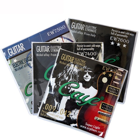 Orphee Caye-EW Series Electric Guitar Strings Set (.011-.050) (.010-.046)/(.009-.042)/(.009-.046) for your choice 6pcs/set ► Photo 1/4