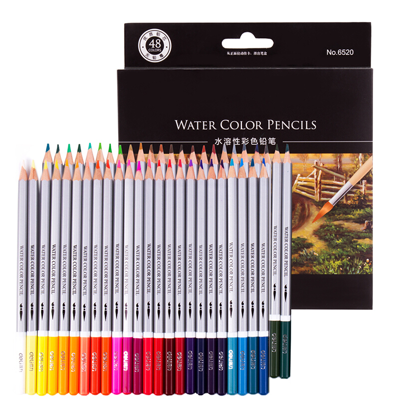 48 Pack Watercolor Pencils,Watercolor Pencil Art Set,Watercolor