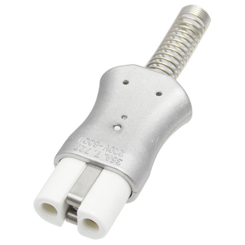 New 6mm IEC C8 ceramic wiring industry socket plug high temperature c7 male female Connector electric oven power outlet 35A 600V ► Photo 1/6