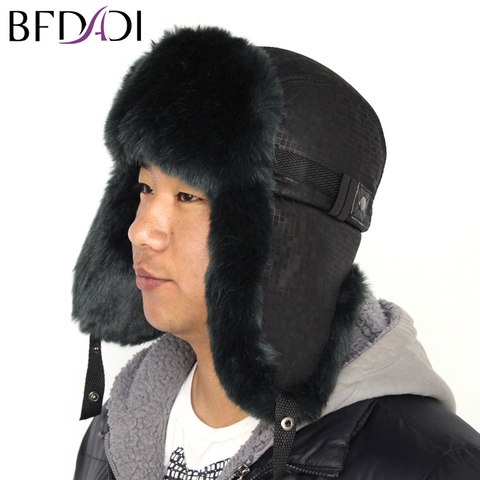 BFDADI Winter Warm Proof Trapper Hat 2022 New Men's Bomber Hats