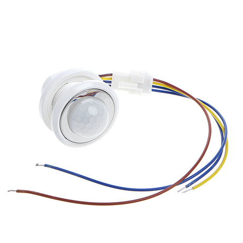 40mm LED PIR Detector Infrared Motion Sensor Switch with Time Delay Adjustable ► Photo 1/6