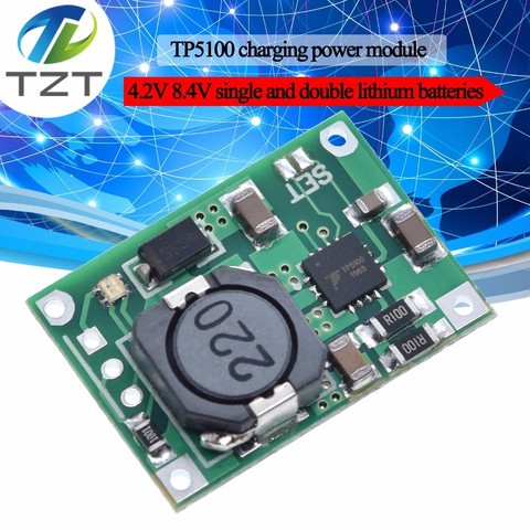 TP5100 double single lithium battery charge management compatible 2A rechargeable lithium plate  18650 TP5100 4.2V 8.4V ► Photo 1/6