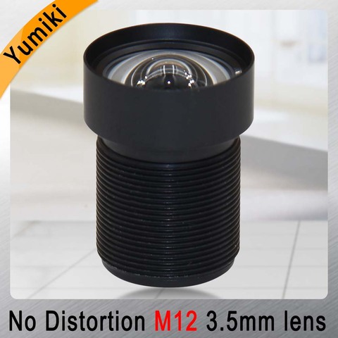 Yumiki 3.5mm M12 Lens 1/2.5 Inch 5MP IR F1/2.8 No Distortion lens for cctv camera ► Photo 1/4