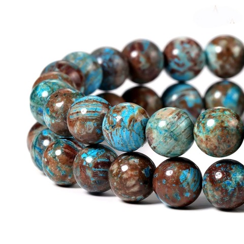 4-12mm AAA+ Crazy Blue Lace Agates  Natural Stone Beads for Jewelry Making Round Loose Strand Beads DIY Bracelet 15