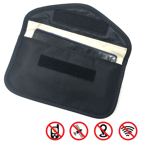 1pc ID Card Bag RFID Blocker Mobile Phone FOB Signal Blocking Shielding Pouch Wallet Case For Car Key Card ► Photo 1/6