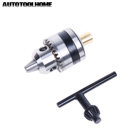 AUTOTOOLHOME Drill Chuck 0.6-6mm Mount B10 Adapter With 3.17mm Connect Rod Motor Shaft With Key Power Tools ► Photo 1/6