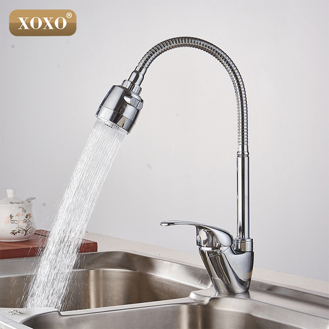 XOXO Brass mixer tap cold and hot water kitchen faucet  kitchen sink tap Multifunction shower Washing machine 2262 ► Photo 1/6