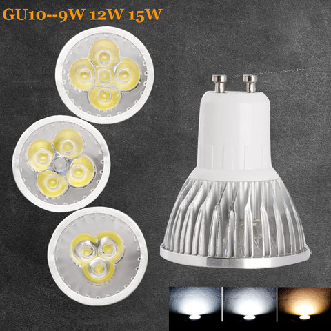 Super Bright GU10 LED Bulb Spot Light 9W 12W 15W 110V 220V Led Spotlights Warm Natural Cool White gu 10 LED lamp For Home Decor ► Photo 1/1