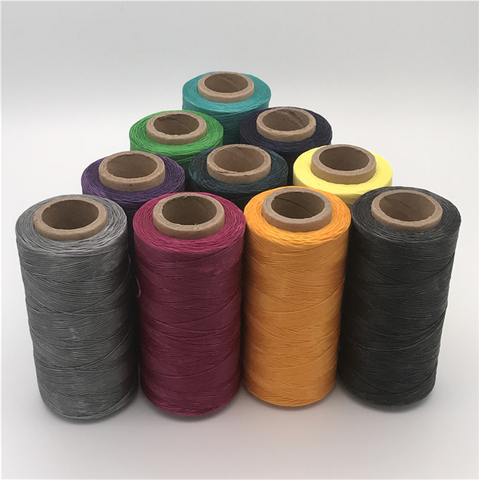 Colourful Durable 260 Meters 1mm 150D Leather Waxed Thread Cord for DIY Handicraft Tool Hand Stitching Environmental Thread Gift ► Photo 1/6