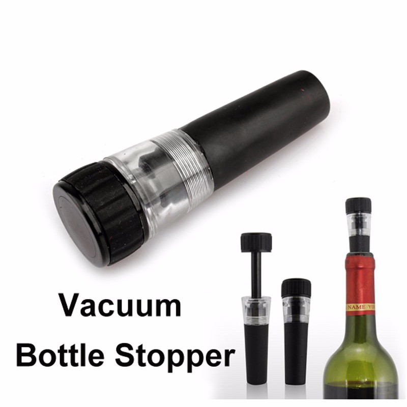 Wine bottle saver Vacuum wine pump sealer preserver Bar pump with bottle stopper 