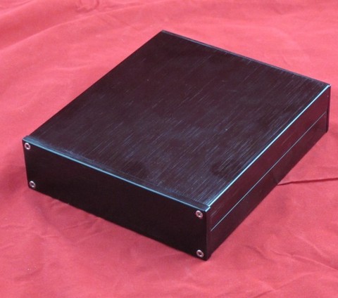 black mini All aluminum CDROM small chassis / DAC decoder/ preamplifier / AMP Enclosure / case / DIY box (148*42*169mm) ► Photo 1/1