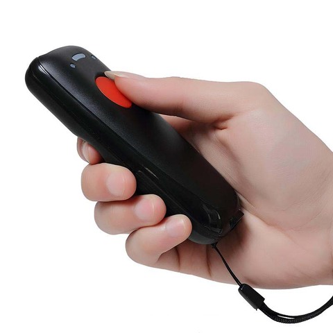Scanhero Pocket Wireless Bluetooth Barcode Scanner Laser Portable Reader Red Light CCD  for IOS Android Windows ► Photo 1/5