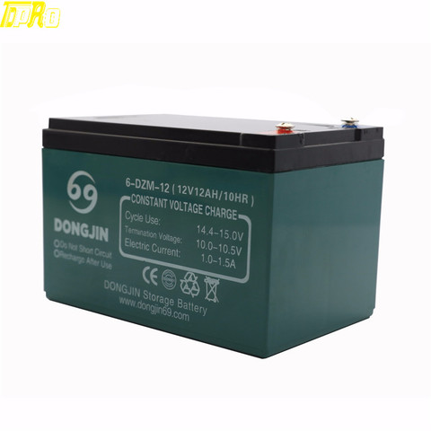 Genuine New 12V 12Ah 6-DZM-12 Rechargeable Motorcycle Battery for Electric scooter bike Go kart Motorcycle ATV ► Photo 1/1