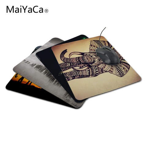 MaiYaCa Elephant Vintage Pattern Style Anti-slip Mousepad Computer Mouse Pad Mat for Optal Me Trackball Mouse Not Lockedge Mouse ► Photo 1/6