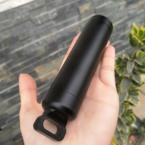 Strong Outdoor Waterproof Tank Pill Bottles Emergency Survival Pill Bottle EDC Box for Storage Cigarette Matches Camping Gear ► Photo 1/6