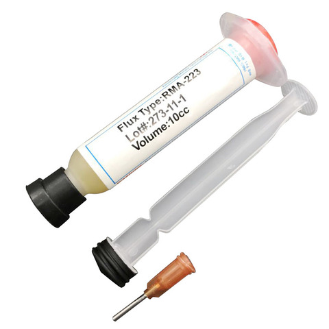 1 Set Needle Shaped 10cc -223 PCB PGA BGA SMD With Flexible Tip Syringe Solder Paste Flux Grease Repair Solde ► Photo 1/6
