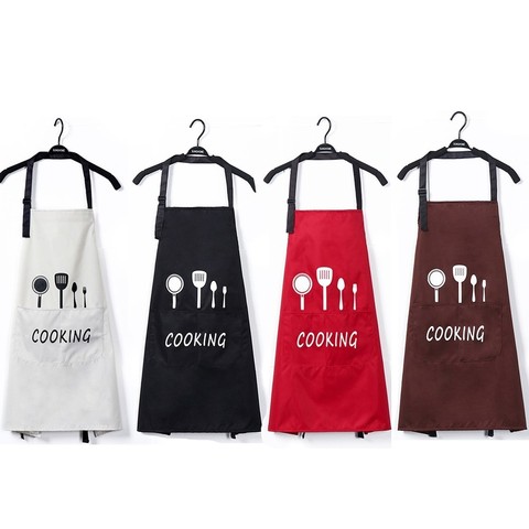 Fashion Kitchen Waterproof Oilproof Antifouling Apron Pinafore Tablier Cooking Accessories Cafe Restaurant Flower Shop Overalls ► Photo 1/6