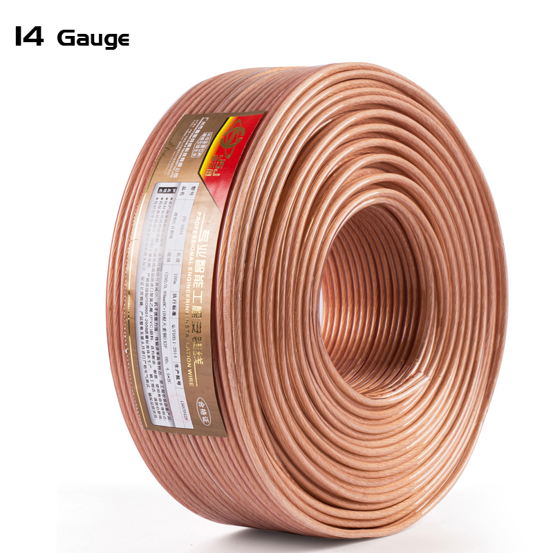 Digizulu HIFI Speaker Cable 14 Gauge DIY Transparent OFC Copper line Home  theater DJ System stereo Installation Car audio Wire - Price history &  Review, AliExpress Seller - DIGIZULU Official Store