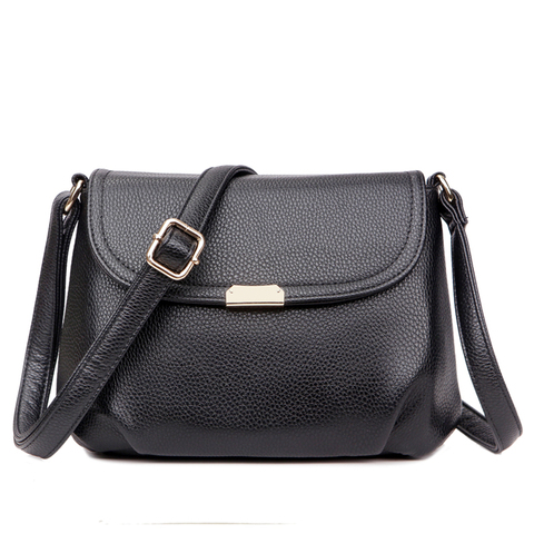 Fashion Women Small Bags Soft Cowhide Leather Genuine Leather Vintage Ladies Handbag/Women Messenger Shoulder Bags/Crossbody Bag ► Photo 1/6