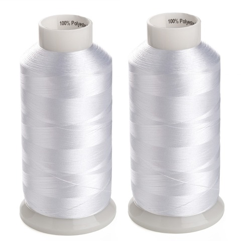 60WT bobbin fill thread with 10000m embroidery bottom thread white color black color bobbin thread for sewing/embroidery machine ► Photo 1/6