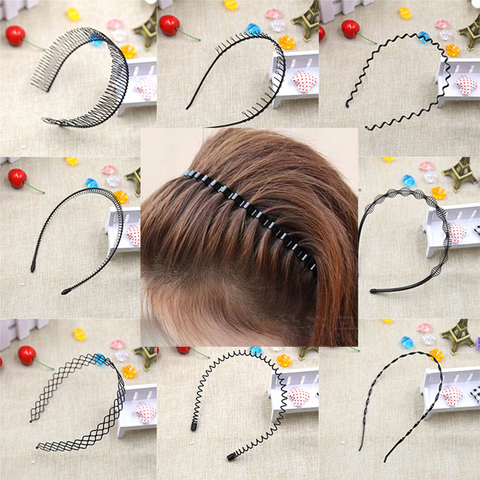 2022 Black Hoop Head ware Hairbands Hair Accessories for Women Wide Waves Spring  Style Girl Wash hair clip Men Jewelry - Price history & Review | AliExpress  Seller - Shop3720008 Store 