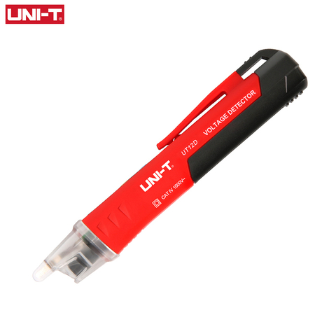 UNIT UT12D AC Voltage Detector Non Contact Pen Tester Electric Sensor 24-1000V Voltage Meter Current Test Pencil Alarm LED Light ► Photo 1/5