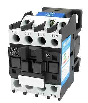 CJX2-1810 LC1 AC Contactor 18A 3 Phase 3-Pole NO Coil Voltage 380V 220V 110V 36V 24V 50/60Hz Din Rail Mounted 3P+1NO Normal Open ► Photo 1/1