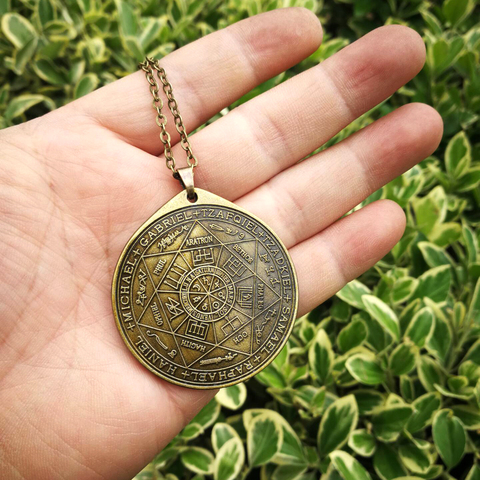 The Seal of the Seven Archangels by Asterion seal solomon kabbalah amulet pendant necklace ► Photo 1/6