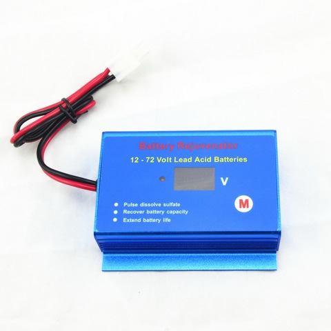 Intelligent Auto Pulse 12V 24V 36V 48V 60V 72V battery desulphator regenerator for lead acid batteries ► Photo 1/1