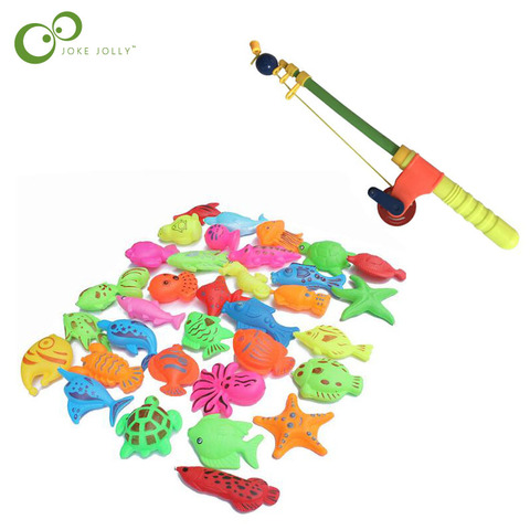 Magnetic fishing toys children  water toys simulation fishing rods children fishing toys LYQ ► Photo 1/6