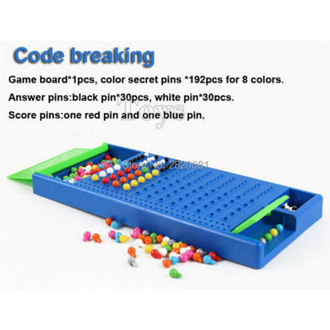 family funny puzzle game code breaking challenge yourself toy,parent-kid 2player educational intelligence game mastermind toys ► Photo 1/6