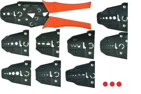 Factory supply china ratchet crimper LS series heavy duty crimping tool for different types of terminals carbon steel crimper ► Photo 1/1