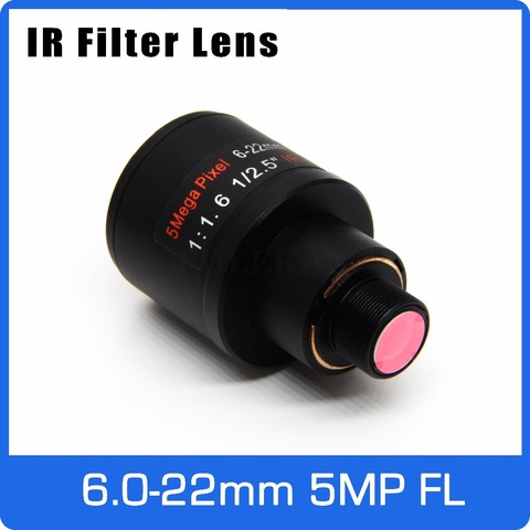 5Megapixel Varifocal Lens With IR Filter 6-22mm M12 Mount 1/2.5 inch Manual Focus and Zoom For Action Camera Long Distance View ► Photo 1/6