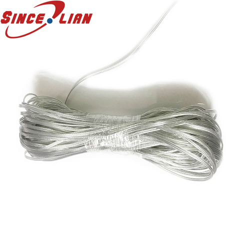 30m/50Meters Transparent line 26AWG UL2468 PVC Tinned Bare Cord Double Silver Cable Copper Wire Audio Cable Speaker Cable ► Photo 1/6