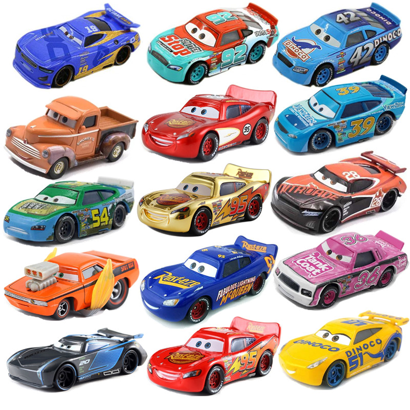 Disney Pixar Car 2 Jeff Gorvette USA Diecast Toy Model Car 1:55 Loose Kids Gift