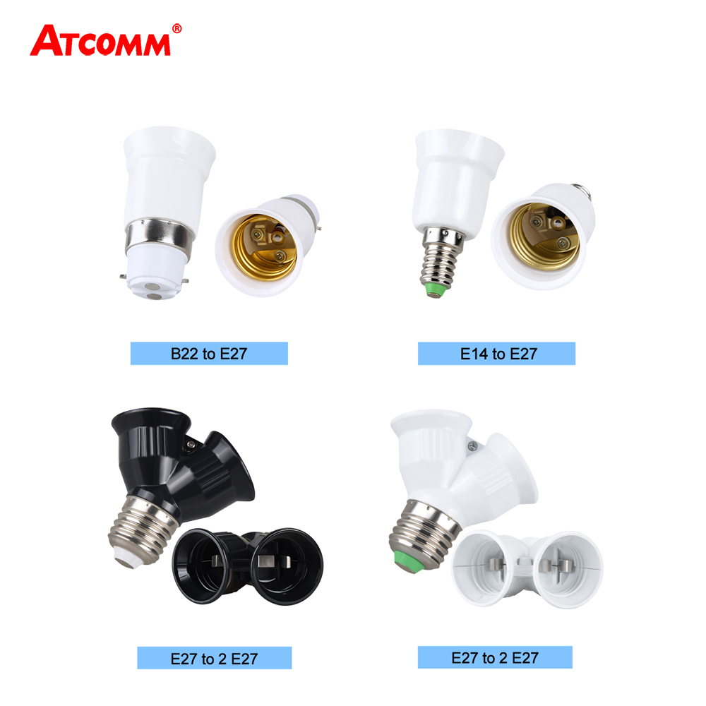 Lamp Holders Converter Socket Adapter LED Corn Bulb E14 to E27 GU10 E12 B22 