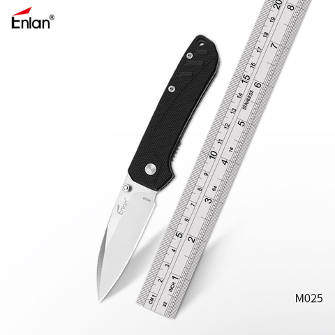 ENLAN Pocket Knife Tactical Camping Survival Knives 8cr13mov Blade G10 Handle Outdoor Tool,EDC Tools Dropshipping ► Photo 1/6