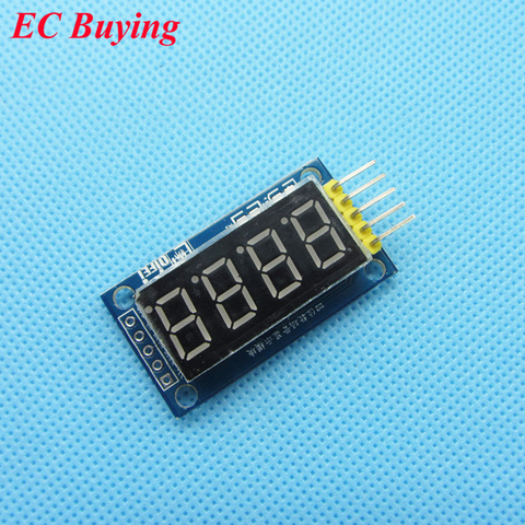 High Quality 4 Bits 4bit Digital Tube LED Display Module Red Four Serial for Arduino 595 Driver ► Photo 1/6