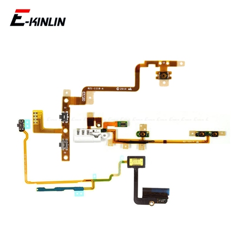 Volume Audio Mute Power Switch ON OFF Button Key Flex Cable For iPod Touch 2 3 4 5 Nano 6 7 Repair Parts ► Photo 1/6