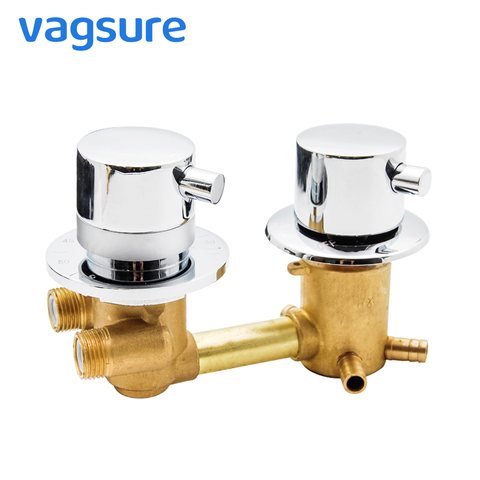 Thermostatic Shower Faucets 2/3/4 Outlet 10cm /12.5cm Intubation Brass Mixing Valve Tap Temperature Mixer Control Bathroom ► Photo 1/6