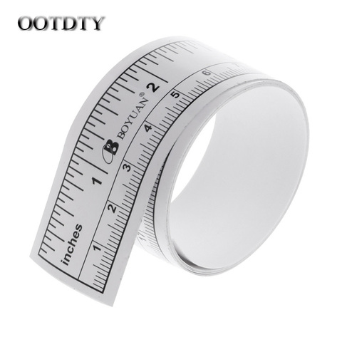 OOTDTY 90cm Self Adhesive Metric Measure Tape Vinyl Ruler For Sewing Machine Sticker dorp shipping ► Photo 1/6