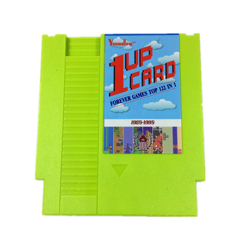 1 up cart 122 in 1Game Cartridge Contra/Earthbound/Megaman 123456 72 Pins 8 Bit Game Card ► Photo 1/5