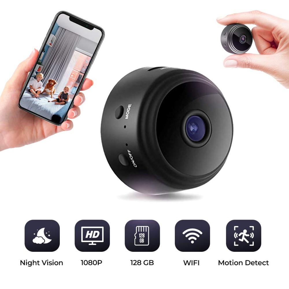 WiFi Camera,1080P Wireless Portable Security Camera Magnetic Small Home Cam  with Motion Detection and Night Vision - Price history & Review, AliExpress Seller - Samgeno Store