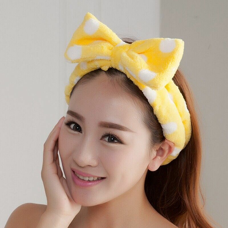2020 Women/Girls Cat Ear Soft Hair Band Wrap Headband For Bath Wash Spa Make Up 