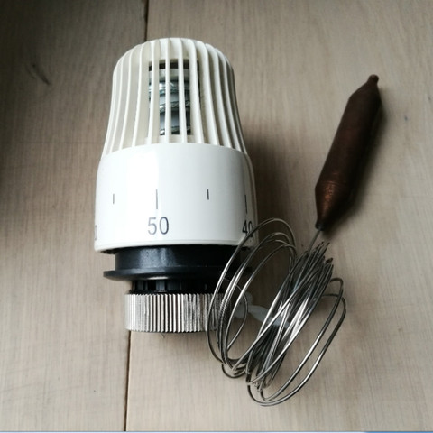 Energy saving 30-70 degree control Floor heating system thermostatic radiator valve head  M30*1.5mm ► Photo 1/4
