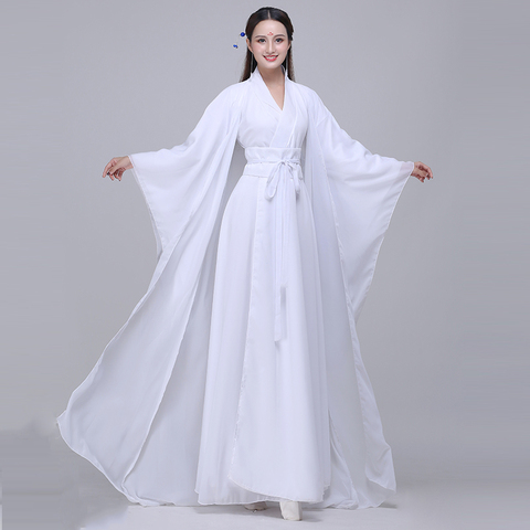 Cosplay Costume Traditional Women Hanfu Clothing Chinese  Ancient Halloween Clothes Classic Dance Zither Performance Dress Gown ► Photo 1/5