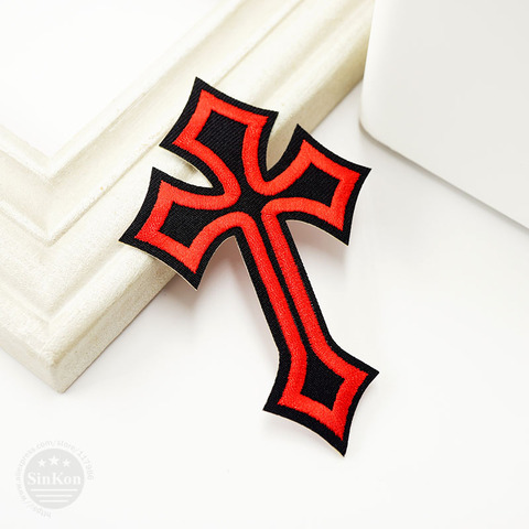 Cross (Size:6.5x10.5cm) DIY Cloth Badges Mend Decorate Patch Jeans Bag  Clothes Apparel Sewing Decoration Applique Patches Badge - Price history &  Review, AliExpress Seller - Lucky100%