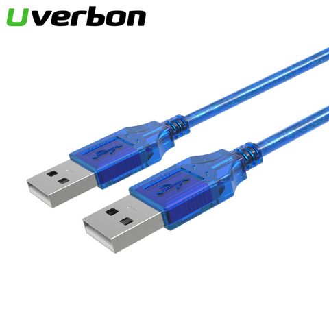 High Quality USB 2.0 Male to Male Data Cable Aux Cable USB 2.0 Extension Data Cord USB Type A Male to USB Male Adapter Cabo ► Photo 1/6